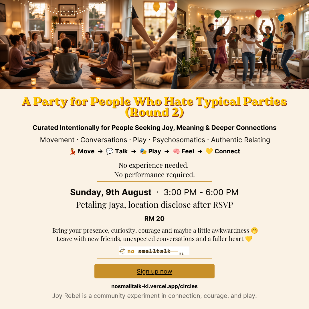 A Party for People who hate Typical Parties (Round 2)